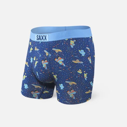 Saxx Vibe Boxers - Blue Pinata Bang -Warrior Store saxx underwear saxx vibe boxers blue pinata bang l 14123900076098