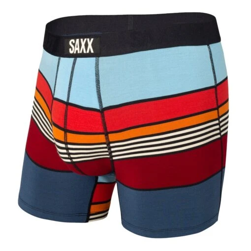 Saxx Vibe Boxers - Navy Super Stripe -Warrior Store saxx underwear saxx vibe boxers navy super stripe l 29811129483330