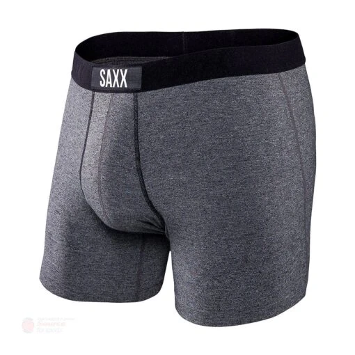 Saxx Vibe Boxers - Salt & Pepper -Warrior Store saxx underwear saxx vibe boxers salt pepper grey xl 28744438612034