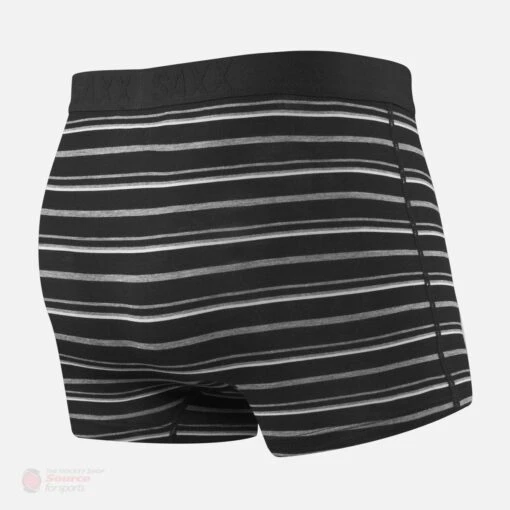 Saxx Vibe Boxers (Trunk Fit) - Black Coast Stripe -Warrior Store saxx underwear saxx vibe boxers trunk fit black coast stripe 15139933618242