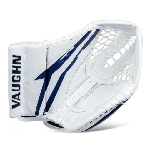 Vaughn Velocity V9 Pro Carbon Senior Goalie Catcher -Warrior Store vaughn catchers vaughn velocity v9 pro carbon senior goalie catcher white blue regular 28743623573570