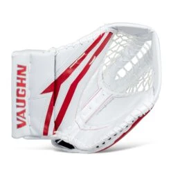 Vaughn Velocity V9 Pro Carbon Senior Goalie Catcher -Warrior Store vaughn catchers vaughn velocity v9 pro carbon senior goalie catcher white red regular 28743623606338