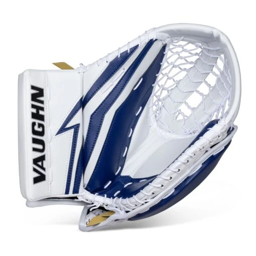 Vaughn Velocity V9 Pro Senior Goalie Catcher -Warrior Store vaughn catchers vaughn velocity v9 pro senior goalie catcher white blue regular 28743623409730