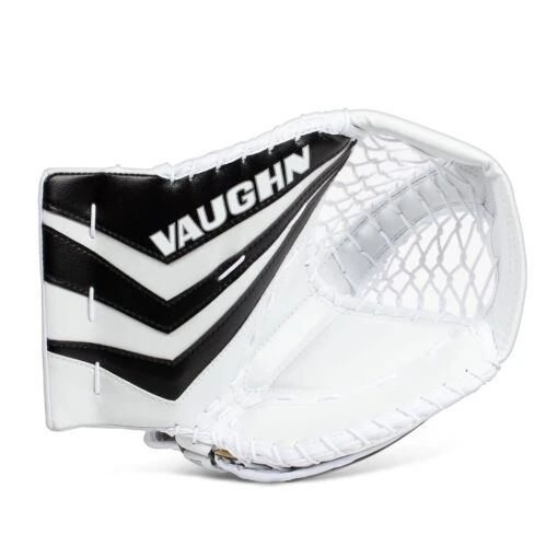 Vaughn Ventus SLR2-ST Junior Goalie Catcher -Warrior Store vaughn catchers vaughn ventus slr2 st junior goalie catcher white black full right 28743575306306