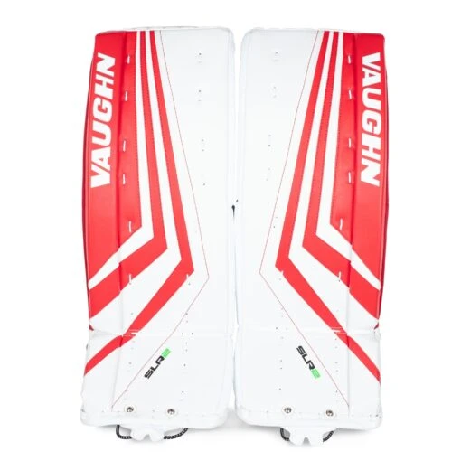 Vaughn Ventus SLR2 Junior Goalie Leg Pads -Warrior Store vaughn leg pads vaughn ventus slr2 junior goalie leg pads white red 28 2 28744341061698