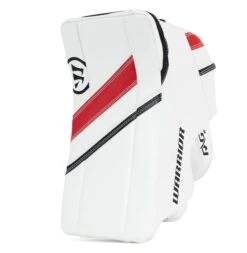 Warrior Ritual G4 Intermediate Goalie Blocker -Warrior Store warrior blockers warrior ritual g4 intermediate goalie blocker white black red regular 28741241143362