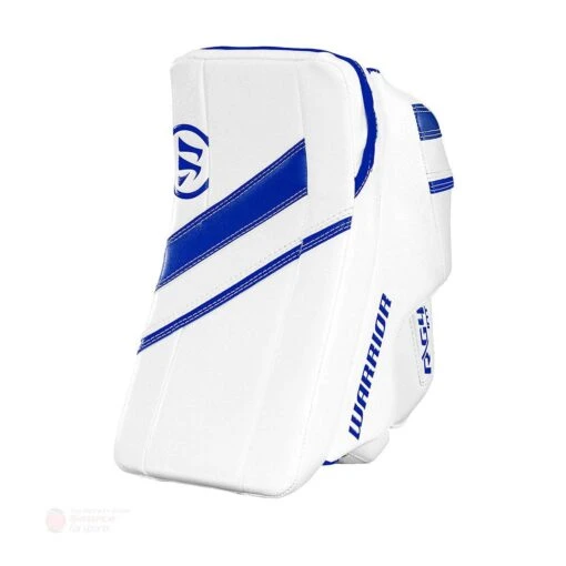 Warrior Ritual G4 Intermediate Goalie Blocker -Warrior Store warrior blockers warrior ritual g4 intermediate goalie blocker white blue regular 28741241208898