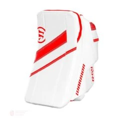 Warrior Ritual G4 Intermediate Goalie Blocker -Warrior Store warrior blockers warrior ritual g4 intermediate goalie blocker white red regular 28741241176130