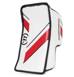 Warrior Ritual G4 Youth Goalie Blocker -Warrior Store warrior blockers warrior ritual g4 youth goalie blocker white black red regular 28741242978370