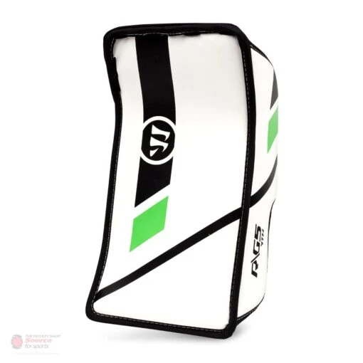 Warrior Ritual G5 Youth Goalie Blocker -Warrior Store warrior blockers warrior ritual g5 youth goalie blocker white black green regular 28741245861954