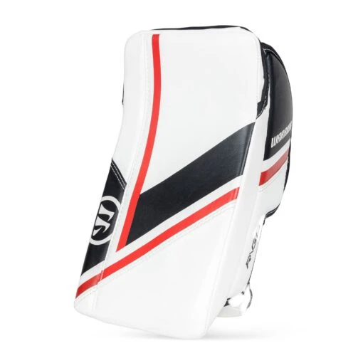 Warrior Ritual G6 E+ Junior Goalie Blocker -Warrior Store warrior blockers warrior ritual g6 e junior goalie blocker white black red regular 29106371231810