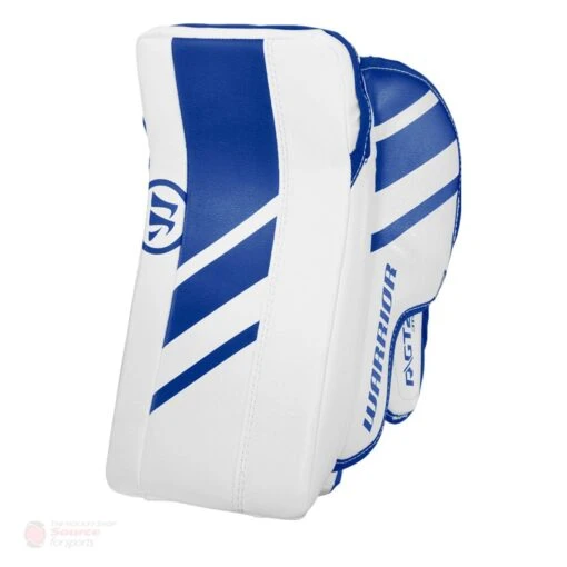 Warrior Ritual GT2 Junior Goalie Blocker -Warrior Store warrior blockers warrior ritual gt2 junior goalie blocker white blue regular 30370394570818