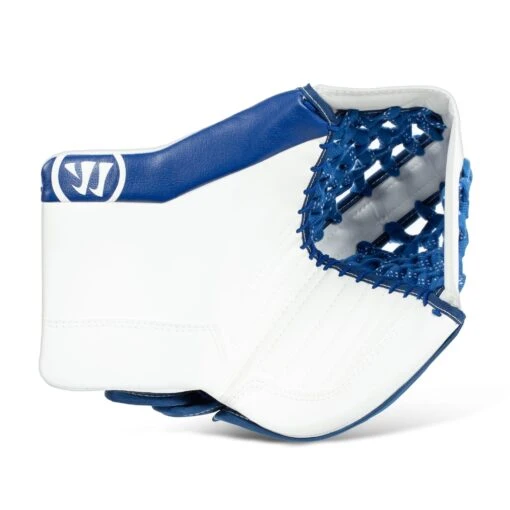 Warrior Ritual GT2 Junior Goalie Catcher - Source Exclusive -Warrior Store warrior catchers warrior ritual gt2 junior goalie catcher source exclusive white blue regular 28743616233538