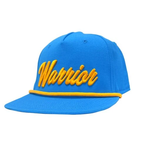 Warrior Hockey Script Rope Snapback Hat - Blue -Warrior Store warrior hats warrior hockey script rope snapback hat blue osfm blue 30653162356802