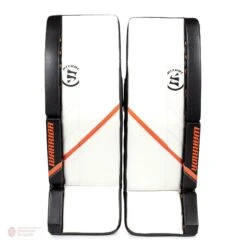 Warrior Ritual G5 Junior Goalie Leg Pads - Source Exclusive -Warrior Store warrior leg pads warrior ritual g5 junior goalie leg pads source exclusive white black orange 24 1 28744343879746