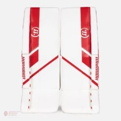 Warrior Ritual G5 Junior Goalie Leg Pads -Warrior Store warrior leg pads warrior ritual g5 junior goalie leg pads white red 24 1 14836018774082