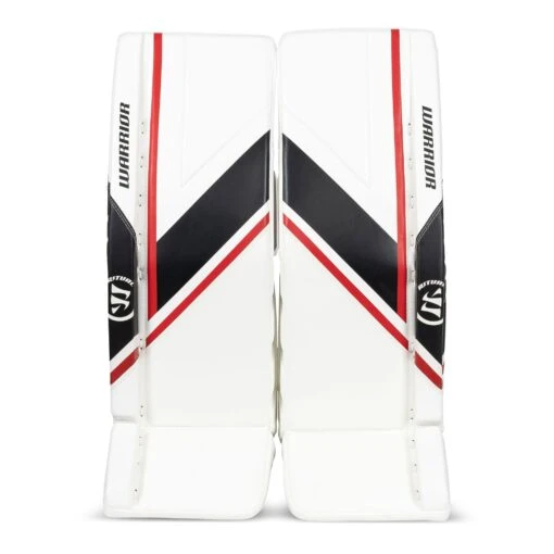 Warrior Ritual G6 E+ Junior Goalie Leg Pads -Warrior Store warrior leg pads warrior ritual g6 e junior goalie leg pads white black red 26 1 29086630150210