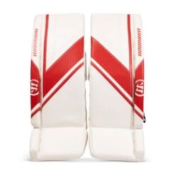 Warrior Ritual G6 E+ Junior Goalie Leg Pads -Warrior Store warrior leg pads warrior ritual g6 e junior goalie leg pads white red 26 1 30201742458946