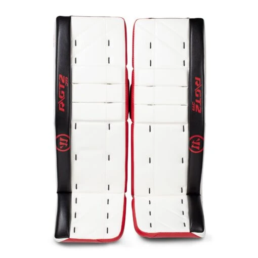 Warrior Ritual GT2 Junior Goalie Leg Pads - Source Exclusive -Warrior Store warrior leg pads warrior ritual gt2 junior goalie leg pads source exclusive white black red 28 1 28744345485378